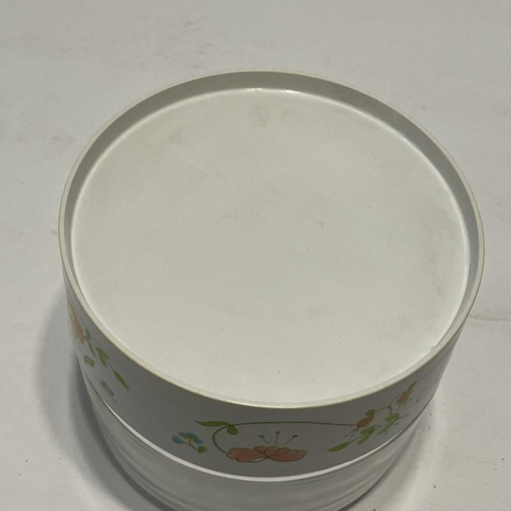 Vtg Corningware PYREX Canisters Wildflower Clear See n Store USA Flower Storage - Picture 5 of 9
